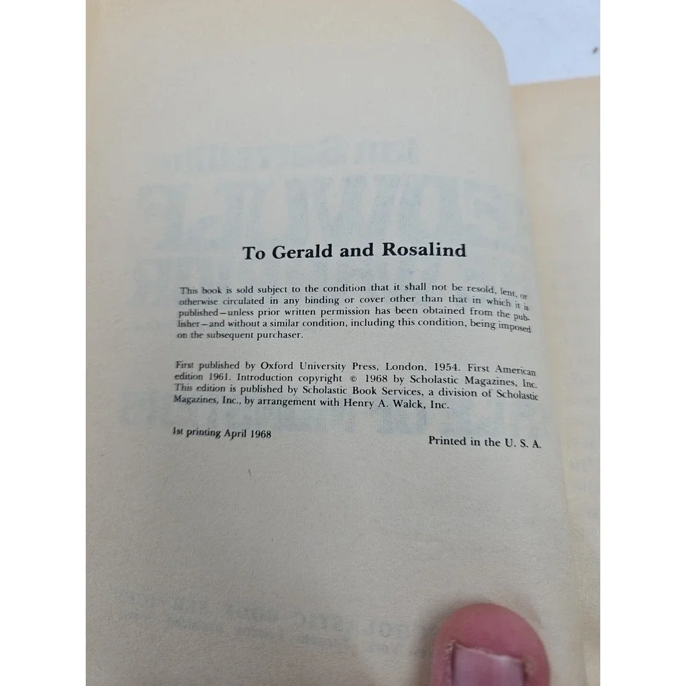 Beowulf the Warrior a Tale of Monsters 1968 1st Edition, 1st Printing Paperback